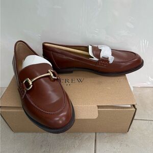J. Crew Chestnut Leather Loafers